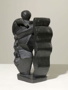Alberto Giacometti, Composition (Femme au bouclier), 1927-1928. Private Collection, co. of Luxembourg & Dayan. © The Estate of Alberto Giacometti (Fondation Giacometti, Paris and ADAGP, Paris), licensed in the UK by ACS and DACS, London 2016.